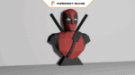 Papercraft de Deadpool en origami 3D