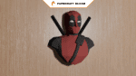 Papercraft de Deadpool en origami 3D