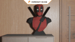 Papercraft de Deadpool en origami 3D