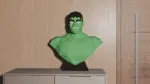 Hulk 3D papercraft origami, weergave 4