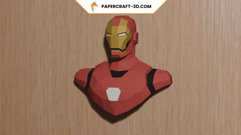 Papercraft de Iron Man em origami