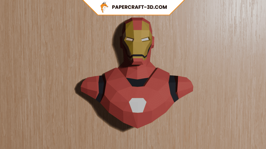 Papercraft de Iron Man em origami