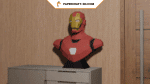 Papercraft de Iron Man em origami
