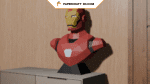 Papercraft de Iron Man em origami