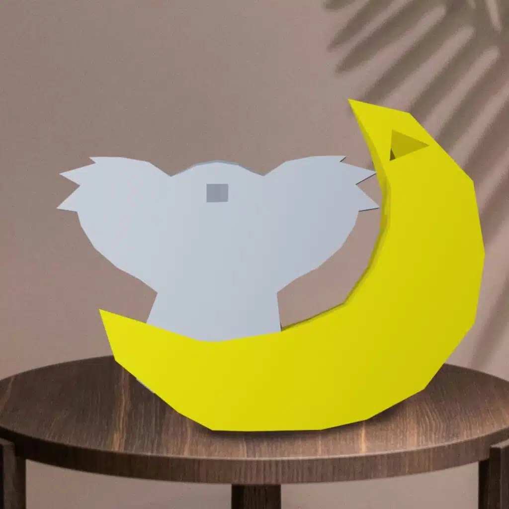 Papercraft 3D koala origami