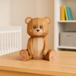 Papercraft di orsetto in origami 3D