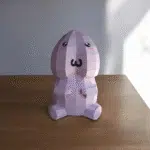 Papercraft 3D penis (kawaii), 3D-model
