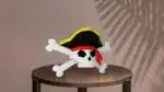 Piratenhoofd in 3D-papercraft, weergave 4