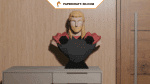 Papercraft bust of Thor in 3D origami