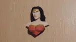 Papercraft buste de super-héroïne en origami 3D