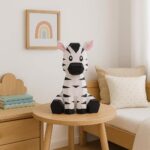 Papercraft zebra in 3D origami