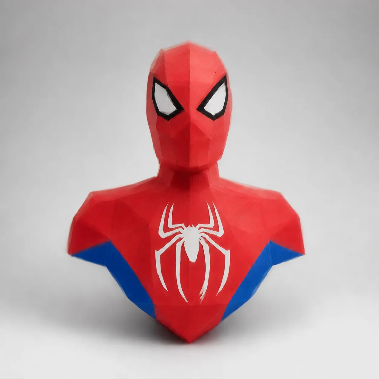 Papercraft buste de Spiderman en origami 3D