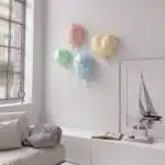 Papercraft 3D ballons à créer – 4 ballons + bonus mural | Modèle PDF Pepakura à assembler soi-même