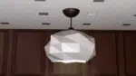 Lamp wolk in papercraft 3D, weergave 2