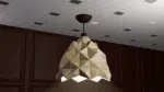 Gelamp in papercraft 3D, weergave 2