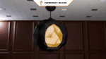 Lampe géode en papercraft 3D