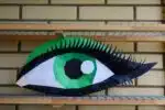 Origami 3D oog smokey, weergave 10