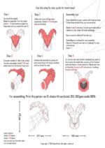 Papercraft Steinbock als 3D-Origami