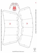 Papercraft Steinbock als 3D-Origami