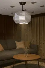 Lamp wolk in papercraft 3D, 3D-model