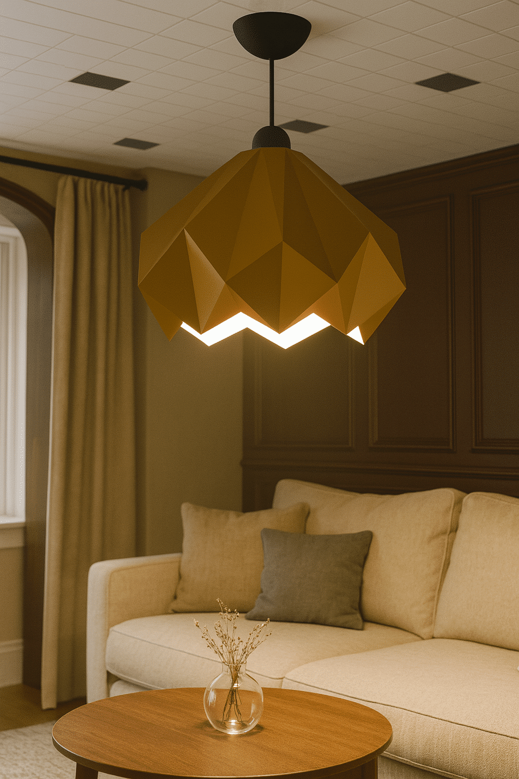 Lampe solstice en papercraft 3D Lampe solstice en papercraft 3D