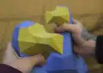 Dodo in 3D origami-papercraft, weergave 10