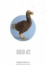 Papercraft di dodo in origami 3D