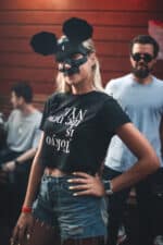 Papercraft mouse skull mask for Halloween in 3D origami