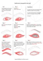 Papercraft de olho smokey em origami 3D