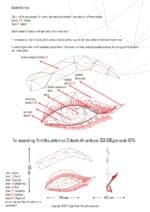 Papercraft smokey eye in 3D origami