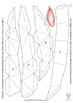 Papercraft smokey eye in 3D origami