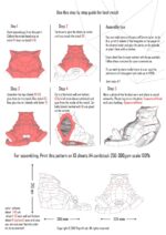 Papercraft de gato gordo em origami 3D