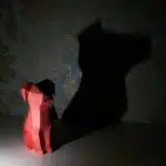 Dobermann kop in 3D-papercraft, weergave 10