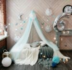 Papercraft de lua mural em origami 3D