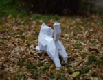 Papercraft einer gehenden Katze als 3D-Origami