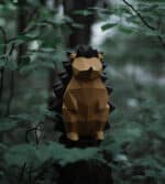 Papercraft de hérisson en origami 3D
