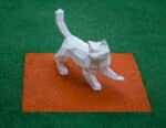 Papercraft de chat qui marche en origami 3D