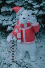 3D Origami Christmas Bear Papercraft