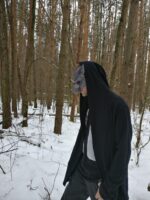 Papercraft Origami 3D Wolfmaske