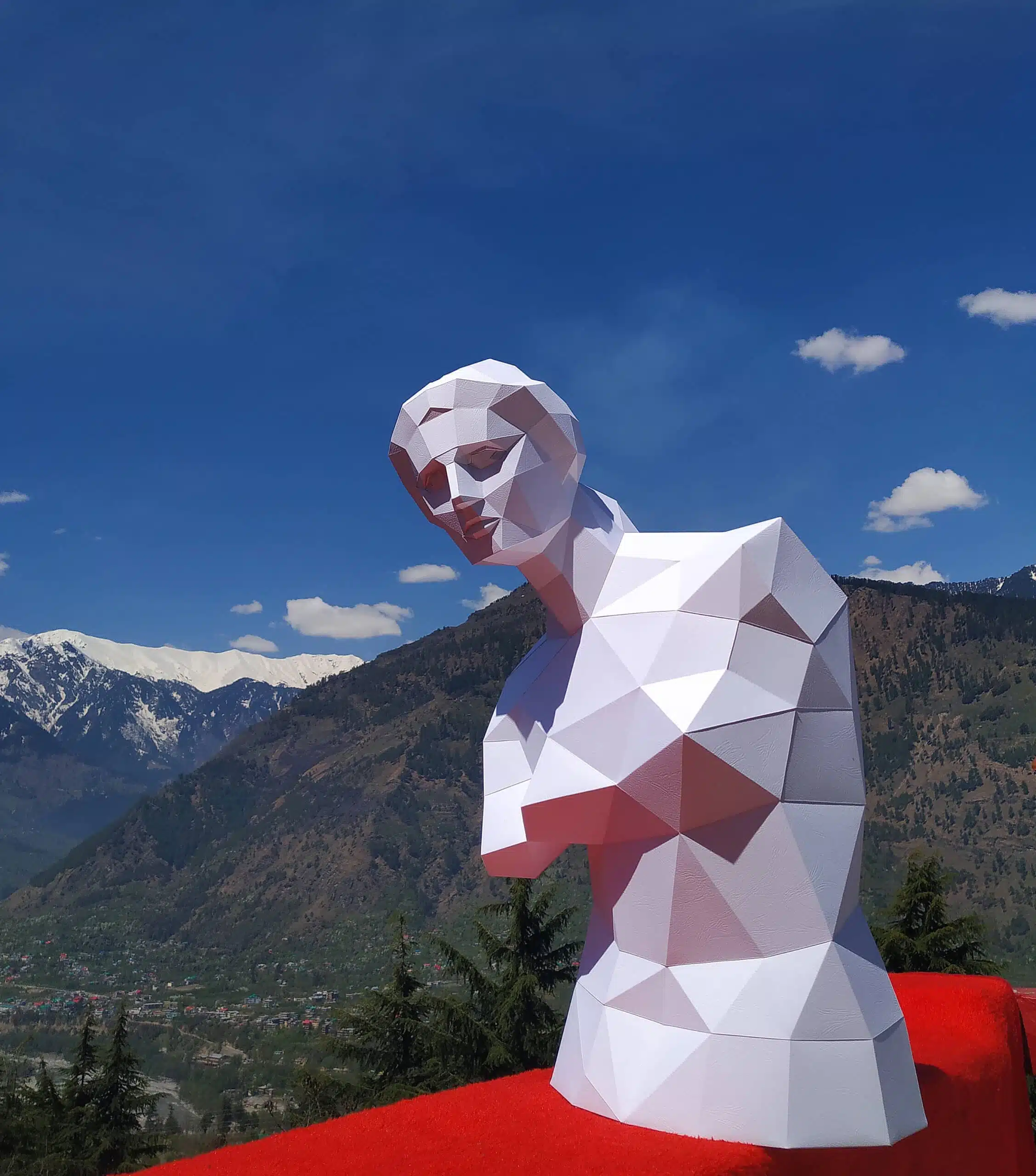 Papercraft de origami 3D Vênus de Milo, modelo 3D