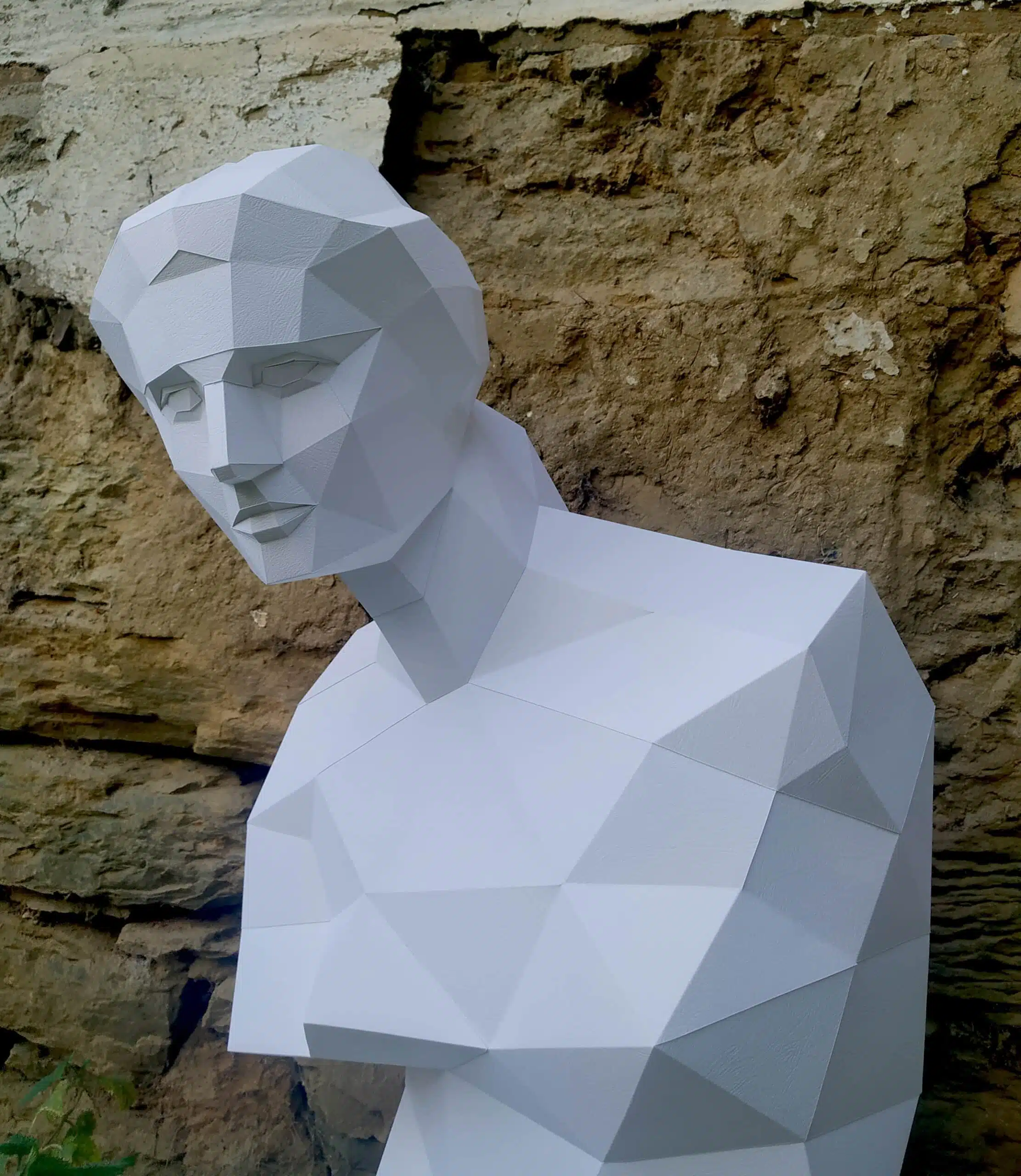 Papercraft de origami 3D Vênus de Milo, montado