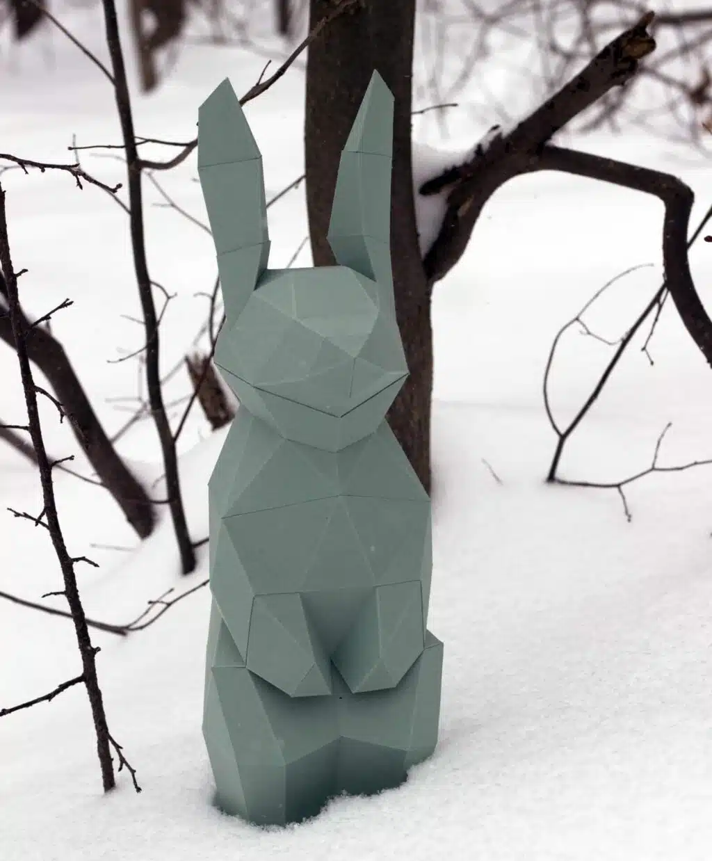 Klein konijntje papercraft 3D, 3D-model
