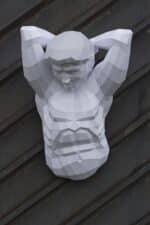 Papercraft d'Atlas en origami 3D