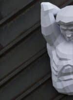 Papercraft d'Atlas en origami 3D