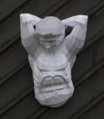 Papercraft d'Atlas en origami 3D