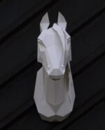 Papercraft eines arabischen Pferdes als 3D-Origami