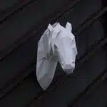 Origami 3D Arabisch paardenhoofd in minimalistisch design, weergave 7