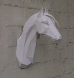 Papercraft eines arabischen Pferdes als 3D-Origami