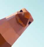 Papercraft di aquila volante in origami 3D