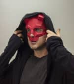 Papercraft de calavera cornuda en origami 3D